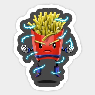 Saiyan Fries Sticker